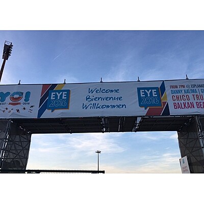 PVC Banner Rental & Printing in Berlin – 1×1m Frontlit Banners