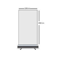 Roll-Up Banner Rental in Berlin  85×206 cm PVC Frontlit