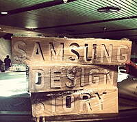 Styrofoam 3D letters Berlin being prepared for event setup