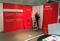 Text‑Based Wall Wallpaper Berlin  Custom Printed (100 × 100 cm)