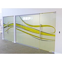 Custom Window Graphics Berlin  Printed Frosted Film (50 × 150 cm)