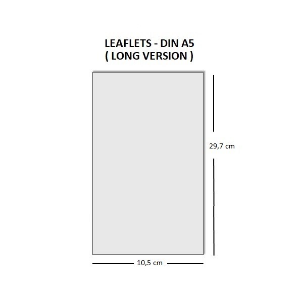Flyer DIN A5 Long Printed Flyers Berlin (10.5 × 29.7 cm) Flyer DIN A5 Long Printed Flyers Berlin (10.5 × 29.7 cm)