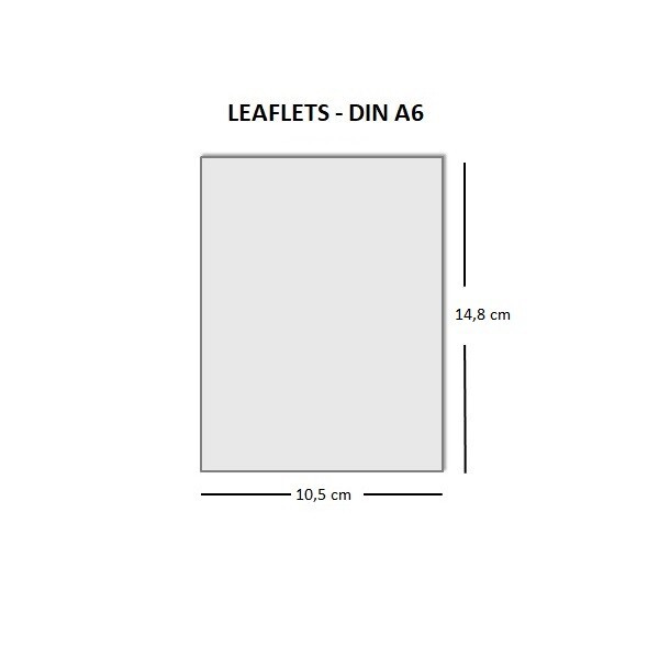 Flyer DIN A6 Printed Flyers Berlin (10.4 × 14.7 cm) Flyer DIN A6 Printed Flyers Berlin (10.4 × 14.7 cm)