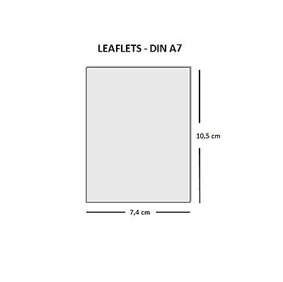 Flyer DIN A7  Printed Flyers Berlin (7.5 × 10.5 cm)