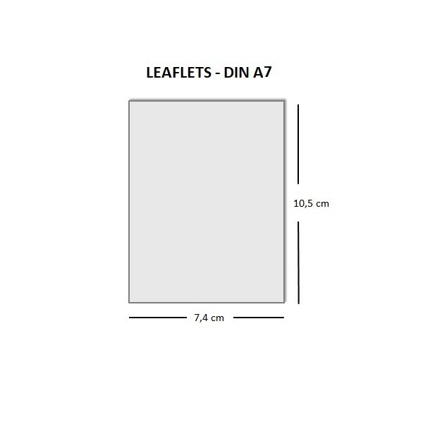 Flyer DIN A7 Printed Flyers Berlin (7.5 × 10.5 cm) Flyer DIN A7 Printed Flyers Berlin (7.5 × 10.5 cm)