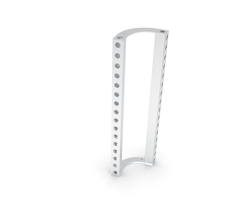 992 mm Curved Modular Exhibition Frame – Stand Construction Berlin