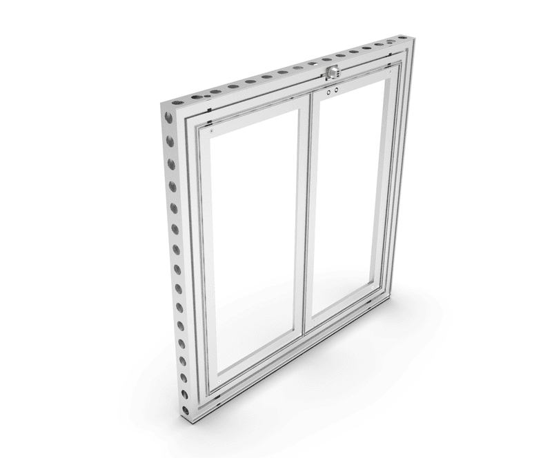 Modular Exhibition Frame with Door 992 × 992 mm Stand Construction Berlin Modular Exhibition Frame with Door 992 × 992 mm Stand Construction Berlin