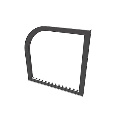 Modular Exhibition Frame with Graphics Panel 992 × 992 mm – Stand Construction Berlin