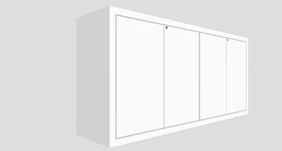 Extra-Wide Exhibition Counter Hire in Berlin (300 cm)