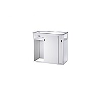 White Lockable Exhibition Counter Hire in Berlin
