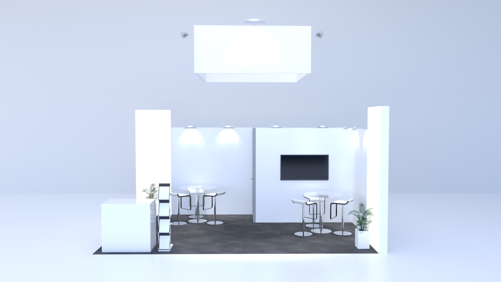 Trade Show Booth “Rhodos” – 6×4 m Exhibition Stand Rental in Berlin Trade Show Booth “Rhodos” – 6×4 m Exhibition Stand Rental in Berlin