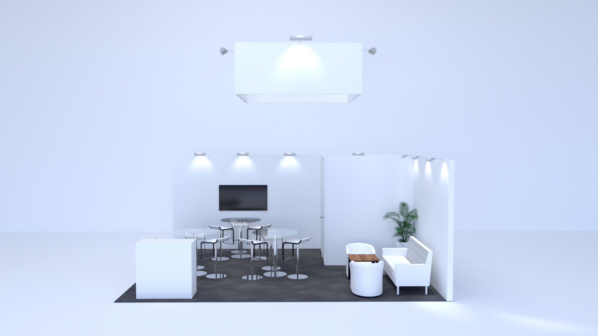 Trade Show Booth “Kairo” – 6×5 m Exhibition Stand Rental in Berlin Trade Show Booth “Kairo” – 6×5 m Exhibition Stand Rental in Berlin