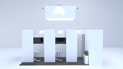 Trade Show Booth “Barcelona” | 7x3m Exhibition Stand Hire in Berlin