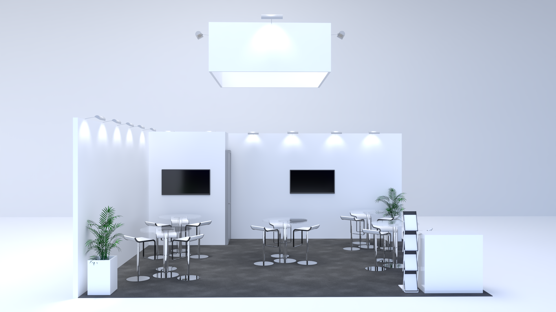 Exhibition Stand Hire Berlin – Alexandria 7×6 Modular Trade Fair Booth