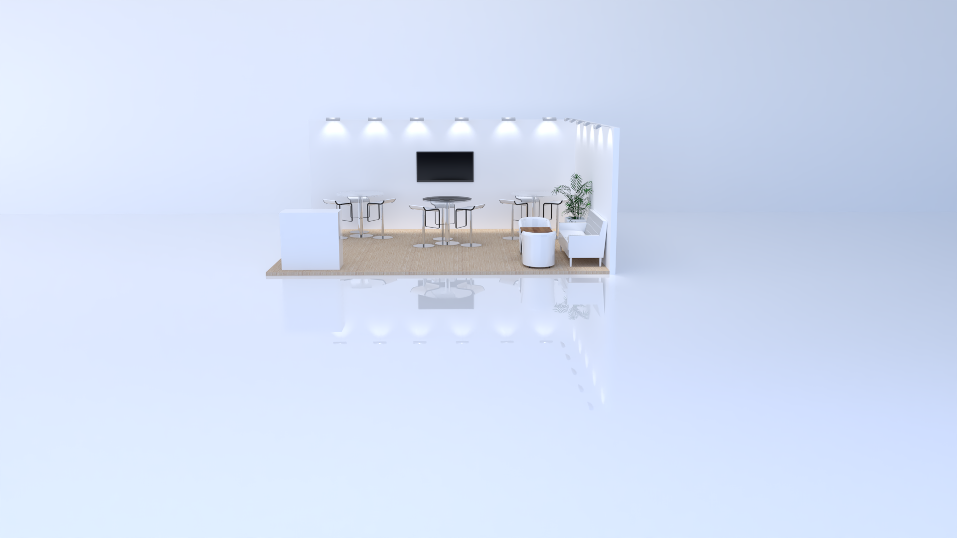 Trade Show Booth “Kairo” – 6×5 m Exhibition Stand Rental in Berlin Trade Show Booth “Kairo” – 6×5 m Exhibition Stand Rental in Berlin