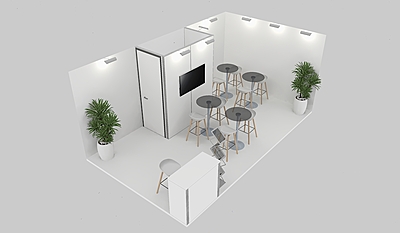 Exhibition Stand Builder Berlin | Trade Show Stand & Rental - EXB015.E