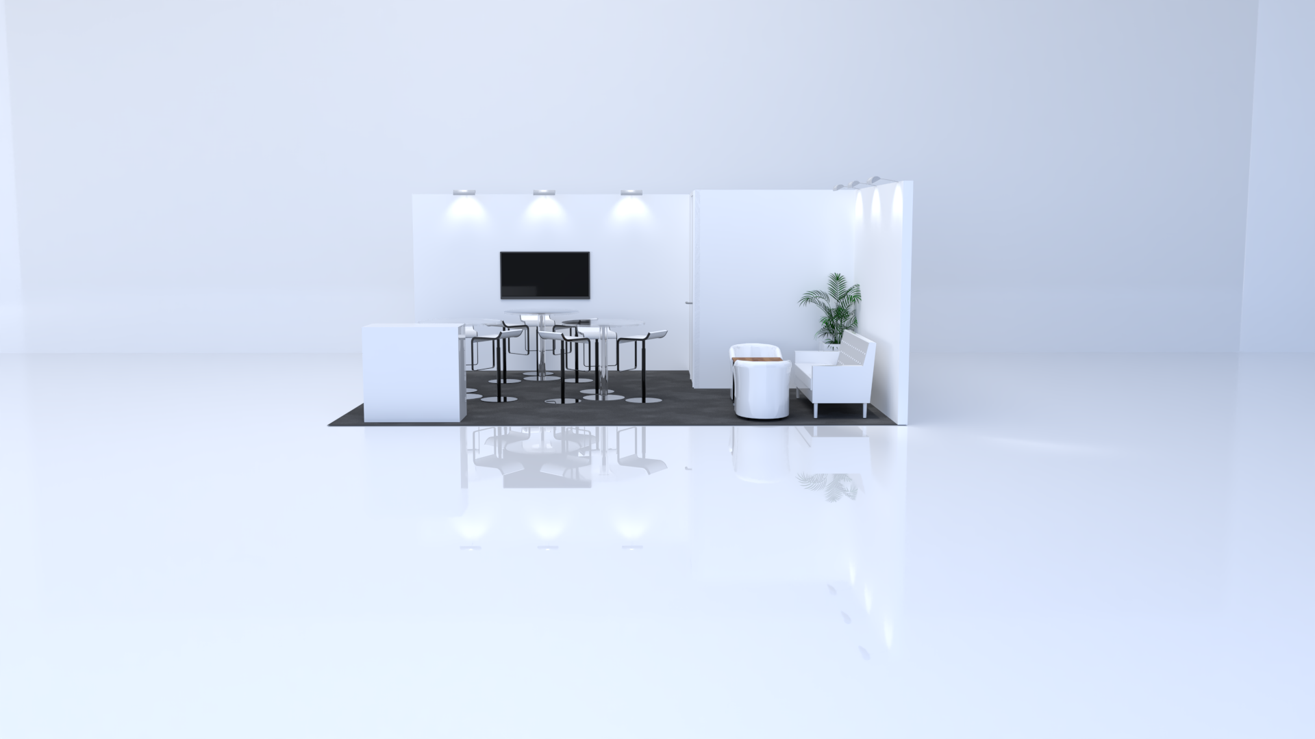 Trade Show Booth “Kairo” – 6×5 m Exhibition Stand Rental in Berlin Trade Show Booth “Kairo” – 6×5 m Exhibition Stand Rental in Berlin