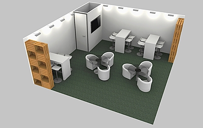 Exhibition Stand Builder Berlin | Trade Show Stand & Rental - EXB003.E