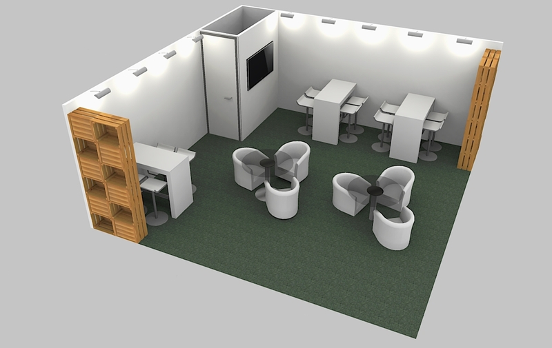 Exhibition Stand Builder Berlin | Trade Show Stand & Rental - EXB003.E