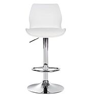 White Metal Bar Stool Hire in Berlin